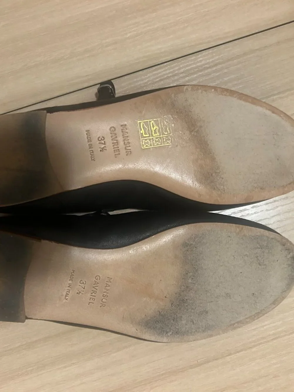 Mansur Gavriel Dance Mary Jane Leather Shoe - Black Sz 7.5